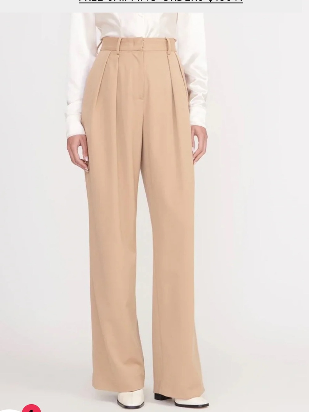 STAUD Luisa Pants in Camel